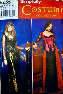 U PICK! STEAMPUNK RENAISSANCE HISTORIC COSTUME Pattern ~ Gown Hat Dress - Image 1 of 4
