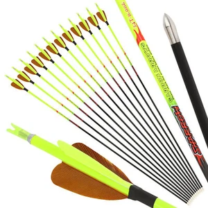 6/12 X 32'' Archery Arrow Pure Carbon SP400-1000 .006'' ID4.2mm Shooting Target - Picture 1 of 21