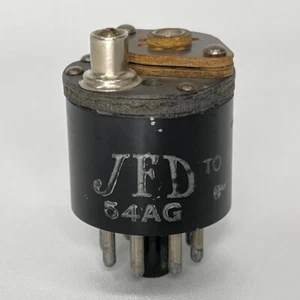 Vintage JFD Sockette 54AG Radio Tube Socket Adapter For 1A7 Tube to 1R5 Tube (e) - Picture 1 of 5