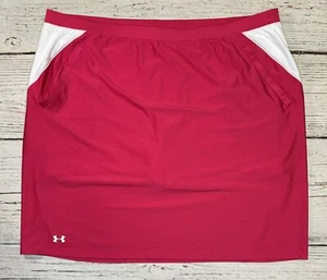 Under Armour Heat Gear Raspberry Pink & White Athletic Skort XL - Picture 1 of 9