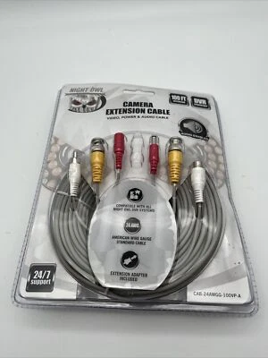Night Owl Security CAB-24AWGG-100VP-A Standard Power/Video Extension Cable - Image 1 of 4