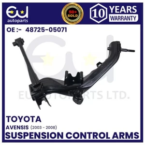 REAR RIGHT LOWER SUSPENSION CONTROL ARM WISHBONE FOR TOYOTA AVENSIS 03-08 - Picture 1 of 8