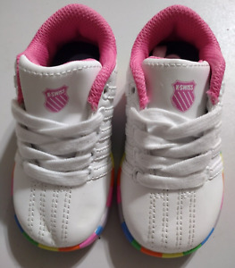 K-Swiss infant/toddler shoes - size 6 - Multicolor Rainbow - Pre-Owned