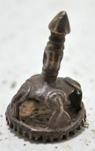 Antique Brass Stamp Seal Tool Dye Original Old Hand Crafted Engraved - Picture 1 of 7