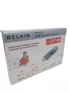 Belkin Wireless G USB Network Adapter 802.11g Model F5D7050 400ft range SEALED - Picture 1 of 7