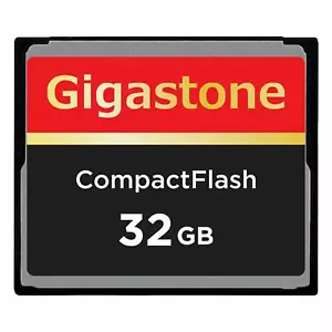 Gigastone 32GB Compact Flash CF Memory Card f/ Olympus E300 E-1 E-20 E-400 E-100 - Picture 1 of 2
