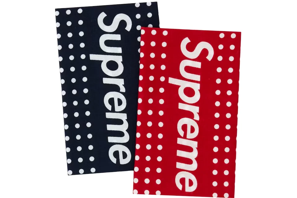 Supreme Tenugui Towel (Set Of 2) FW22 NEW/