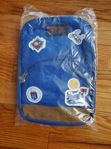 KC Kansas City Royals MLB Baseball STRANGER THINGS Netflix Backpack Bag NEW NIP Cover