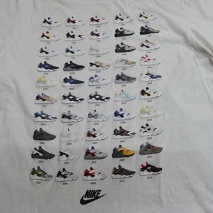 Nike Shirt Medium White Huarache Through the Years 1991 - 2012 - Picture 1 of 9