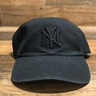 Chapeau Yankees de New York casquette à bretelles homme noir sur noir MLB baseball 47' - LIRE