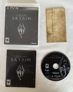 Elder Scrolls V Skyrim PS3 PlayStation 3 + Karte und Handbuch - Komplett CIB GETESTET - Bild 1 von 1