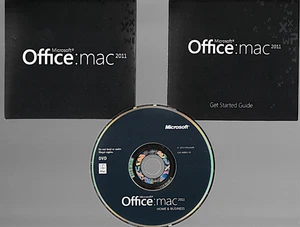 Microsoft OFFICE Mac 2011 for HOME & BUSINESS, Disc & Get Started Guide & Key - Picture 1 of 2
