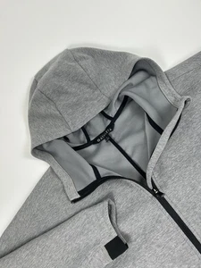 Athleta WMNS SZ L Gray Full Zip Up Modern Life Hoodie Jacket Women's Pockets - Picture 1 of 7