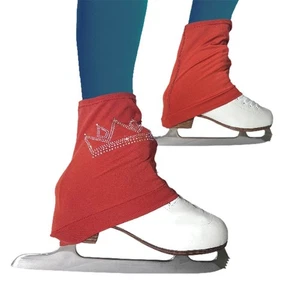 Figure Skating Ice Skate Boot Covers Soft Stretchy Antislip Shoe Covers - Picture 1 of 17