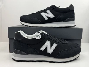 New Balance 515 Classics Sneakers Uomo Taglia 11.5 4E Larghe Nero/Bianco ML515BLK - Foto 1 di 6