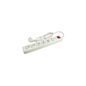 Regleta 5 enchufes + 2 USB | Alargador 1,5 m | Interruptor ON/OFF Schuko - Imagen 1 de 2