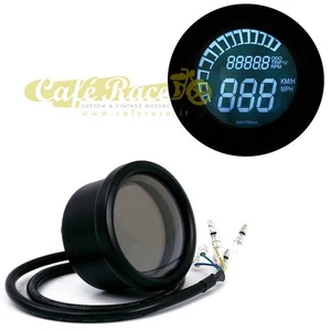 Contachilometri / Contagiri elettronico nero Daytona Velona cafè racer - Foto 1 di 4