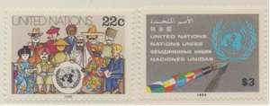 Briefmarken Vereinten Nationen (New York) Scott #445 bis 446, postfrisch - Bild 1 von 1