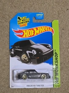 Hot Wheels 2015 #220/250 Workshop Garage Porsche 934 Turbo RSR Black - Picture 1 of 1