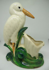Vintage Ceramic Pelican Bird Planter Figurine *As Is*