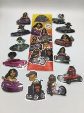 NOS Rare Homie Rollerz 2007 Full set Prismatic Stickers Homies Rollers