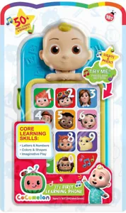 Telefono Cocomelon JJ’s Primo Apprendimento Luci e Suoni Musica Bambino Giocattolo Bambini Blu - Foto 1 di 3