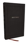 Bible en gros caractères taille personnelle NKJV avec 43 000 références croisées, feuille noire...
