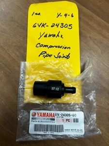 NEW OEM Yamaha Compression Pipe Joint 6Yk-24305 1984-2008 6-250HP - Foto 1 di 1