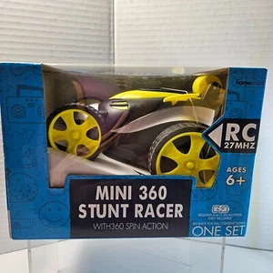 NEW Remote Control 27 MHZ Mini 360 Yellow Stunt Racer With 360 Spin Action NIB - Picture 1 of 6