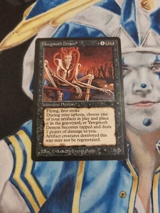 Yawgmoth Demon MTG Antiquities Black Rare Creature Slightly Played x1 GG1 - Bild 1 von 4