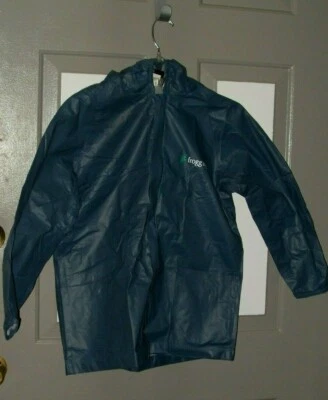 Frogg Toggs Youth Ultra Lite Waterproof Rain Jacket Medium Royal Blue UL12304-12 - Image 1 of 3