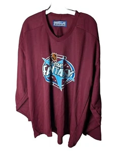Camiseta de hockey Bauer vintage NHL All-Star Fantasy XL roja manga larga - Imagen 1 de 5