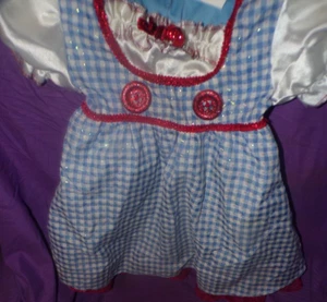 Dorothy Wizard Of Oz Girl Costume Size 3T-4T dress - Picture 1 of 3