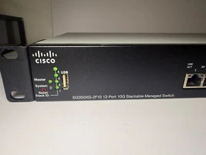 Cisco SG350XG-2F10 - 12 Ports Fully Managed Ethernet Switch - Picture 1 of 8