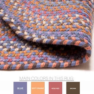 Tribeca Braided Wool Area Rug - 2x3 to 10x13 - Round Oval Runner - Made in USA - Picture 1 of 69