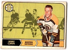 1968-69 O-Pee-Chee Bobby Orr #2 CREASED Boston Bruins
