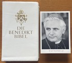 Papst Pope Benedikt Kard. Ratzinger signiert Unterschrift signed Autogramm Karte