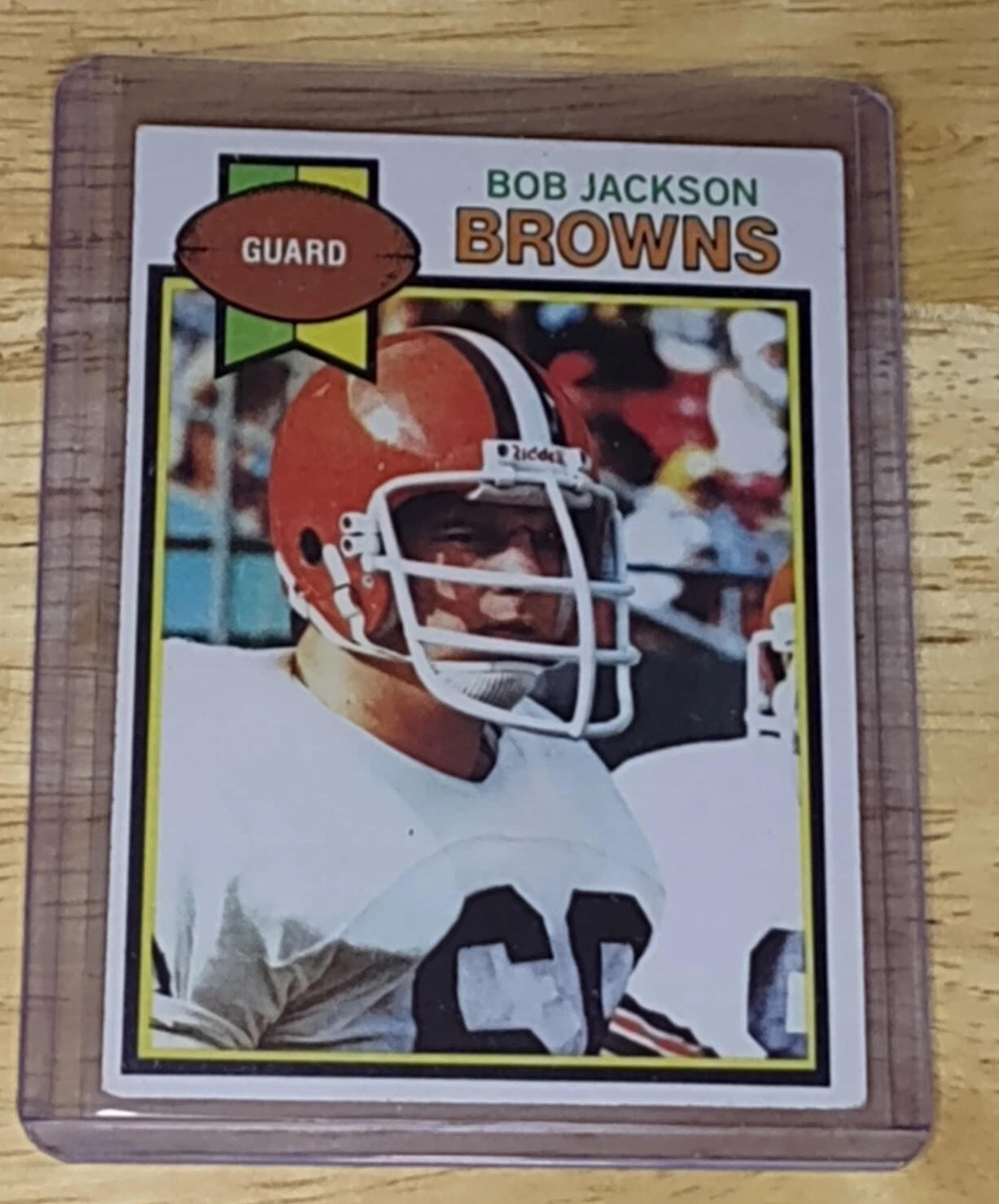 1979 Topps Football - #229 Bob Jackson - Cleveland Browns - Excellent Condition