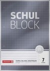 BRUNNEN Schulblock A4 Lineatur 7, Kariert, Große Kästchen, 50 Blatt, Premiu ...