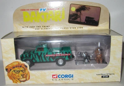 CORGI CLASSICS - DAKTARI - FIGURINES LAND ROVER & METAL - COMME NEUVES / PARFAIT ÉTAT - Photo 1/4