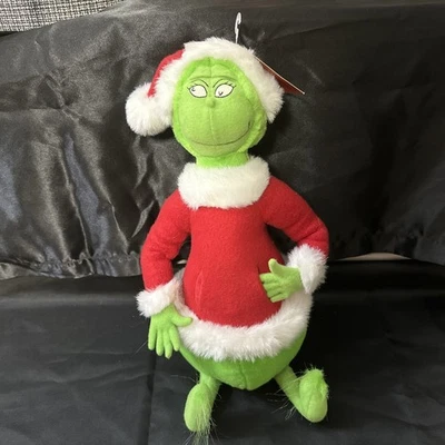Vintage 1998 Hallmark Dr Suess 16" Grinch Plush Toy**NWT** - Image 1 of 4