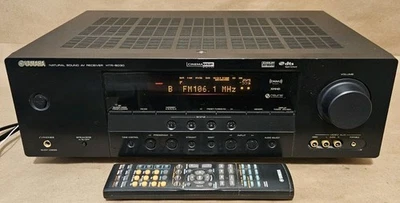 Yamaha HTR-6030 5.1 Ch AV Home Theater Surround Receiver Stereo W/ Remote Bundle - Image 1 of 4