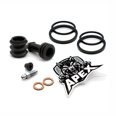 Kawasaki Z750 J1 2004 Front Brake Caliper Seal Service Kit Rebuild Rubbers ZR750 Foto 1 de 4