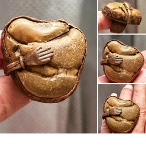 Spiritual خاتم سلطاني خام كبيرSultani Bigi Rough shape stone Bronze man ring8US - Picture 1 of 6