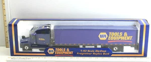 Vintage NAPA 1:43 Die-cast Freightliner Replica Bank 18.5" L Crown Premiums NIB  - Picture 1 of 7