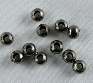 Silver/Gold/Copper/Bronze Beads 4mm/5mm/6mm/8mm/10mm Findings - Picture 1 of 8