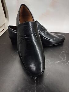 Men's Pierre Cardin Black Leather  Shoes Size 42