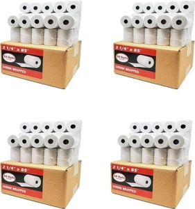 (200 ROLLS) 2 1/4" 57mm x 85' Thermal Receipt Cash Register - Picture 1 of 6