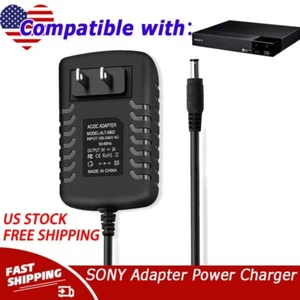 AC/DC Adapter Cord For SONY BDP-S3700 BDP-S3500 Blu-Ray DVD Player - Picture 1 of 6