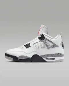 Nike Air Jordan Retro 4 IV OG Gris Cemento 2025 Blanco Gris Negro Talla FV5029-100 - Imagen 1 de 20